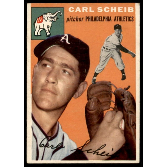 Carl Scheib Card 1954 Topps #118