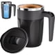 thumbnail image 1 of Taza Inteligente de Café con Agitación Magnética 7000 RPM | Acero Inoxidable 316, Pantalla Térmica y 400ml | Recargable, Impermeable - Color Negro (Oficina/Viaje/Hogar), 1 of 7
