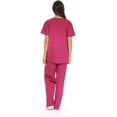 thumbnail image 3 of Greswe Women's V-Neck Medical Scrub Set with Cargo Pant, Multiple Pockets, 3 of 3