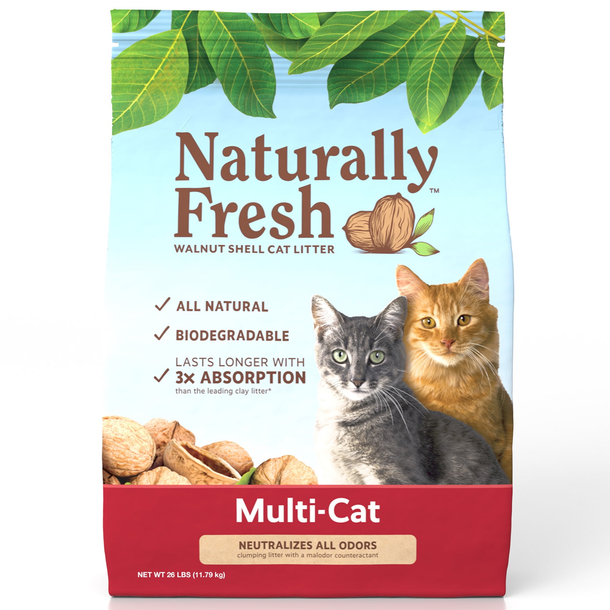 Naturally Fresh Walnut-Based Multi-Cat 