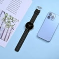 thumbnail image 3 of Silicone Watch Band 21mm Quick Release Rubber Watch Straps for Men Women,Silver Stainless Steel Buckle, 3 of 8