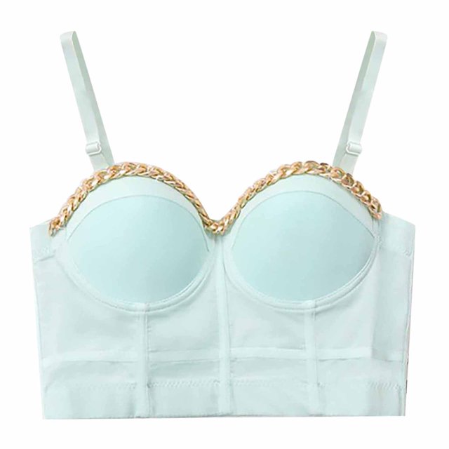 Playeras,Blusas y Tops,Ropa para Mujer Tallas grandes Corsé exterior de chaleco pequeño con sentido de encaje de moda sexy para mujer (Green, M)