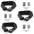 thumbnail image 1 of Ford Van 1961-1967 Standard 2 Point Black Lap Bench Seat Belt Kit with Bracketry - 3 Belts, 1 of 1