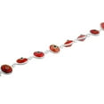 thumbnail image 2 of 925 Sterling Silver Red Evil Eye Hamsa Beaded Bracelet with Clasp, 2 of 3