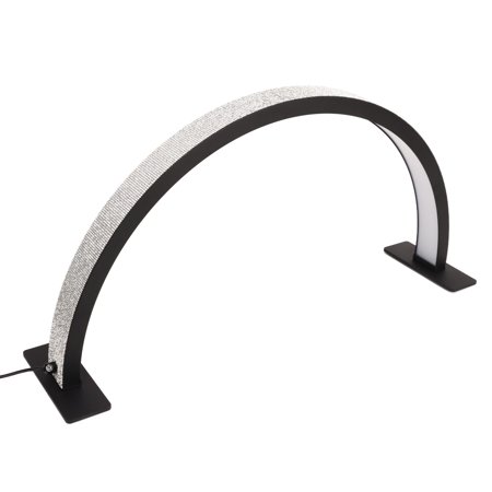 Half Moon LED Table Lamp Black - Salon Cosmetics