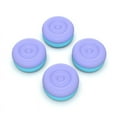 thumbnail image 2 of PlayVital Thumbs Cushion Caps Thumb Grips for ps5, for ps4, Thumbstick Grip Cover for Xbox Series X/S,for Xbox One, Elite Series 2, for Switch Pro Controller - Light Purple & Aqua Blue, 2 of 7