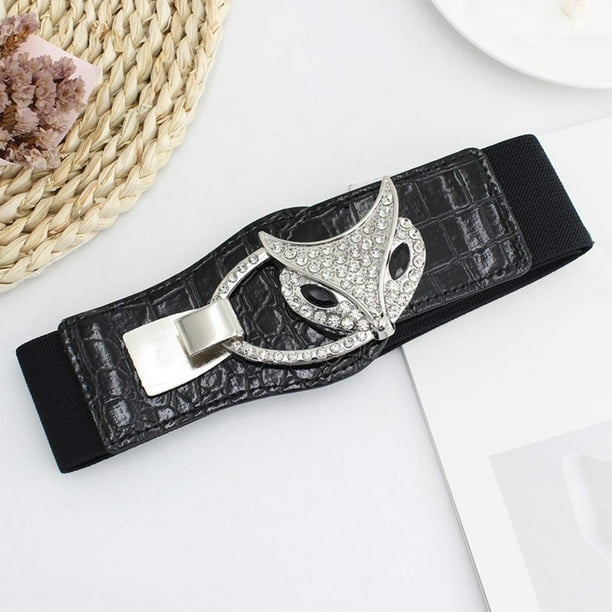 1 unids cintura conjuntamente elástico elástico elástico 50 mm de ancho faja elegante ajustable cintura para el regalo de cumpleaños fiesta madre amig EL223-7 Macarena Cinturón de la cintura para mujer