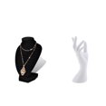 thumbnail image 1 of Ximing Jewelry Bust Necklaces Jewelry Stand Display Shop Window Decoration Hand Presentation Hand Jewelry Hand, 1 of 10