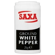 Saxa Ground White Pepper (25g) - Pack of 6
