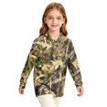 thumbnail image 6 of Abcomgle Girls Uniform Shirts Size 10 Long Sleeve Pique Polo Shirt with Collar Camouflage Button Down School Uniform for Girls Moisture-Wicking Comfort Girls Blouse, 6 of 7