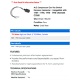 thumbnail image 2 of A/C Compressor Cut-Out Switch Harness Connector - Compatible with 1989 - 1990, 1994 - 1998 Chevy C3500 1995 1996 1997, 2 of 2