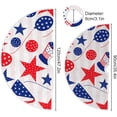 thumbnail image 3 of FMSHPON 4th of July Patriotic 4th of July American Independence Day Xmas Christmas Tree Skirt Stand Mat for Holiday Party Decoration Indoor Outdoor 48 inches, 3 of 6