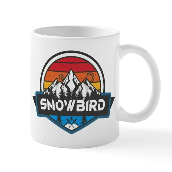 CafePress - Snowbird Snowbird Utah Mugs - 11 oz Ceramic Mug - Novelty Coffee Tea Cup