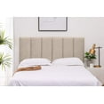 thumbnail image 2 of Haobo Upholstered Headboards Foldable Queen/Full Linen Panels with Height Adjustments, 2 of 2