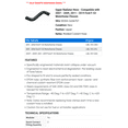 thumbnail image 2 of Upper Radiator Hose - Compatible with 2007 - 2009, 2011 - 2019 Ford F-53 Motorhome Chassis 2008 2012 2013 2014 2015 2016 2017 2018, 2 of 2
