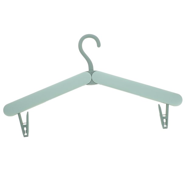 Percha de viaje plegable para ropa, tendedero plegable con pinzas para viajes.