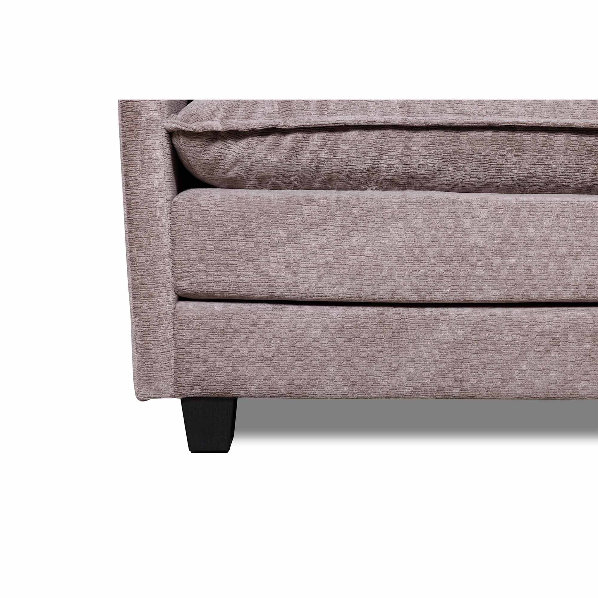 Lunale Oversized Modern Accent Chair with Ottoman, Lounge Reading Armchair, Single Sofa Chair for Living Room, Gray Boucle