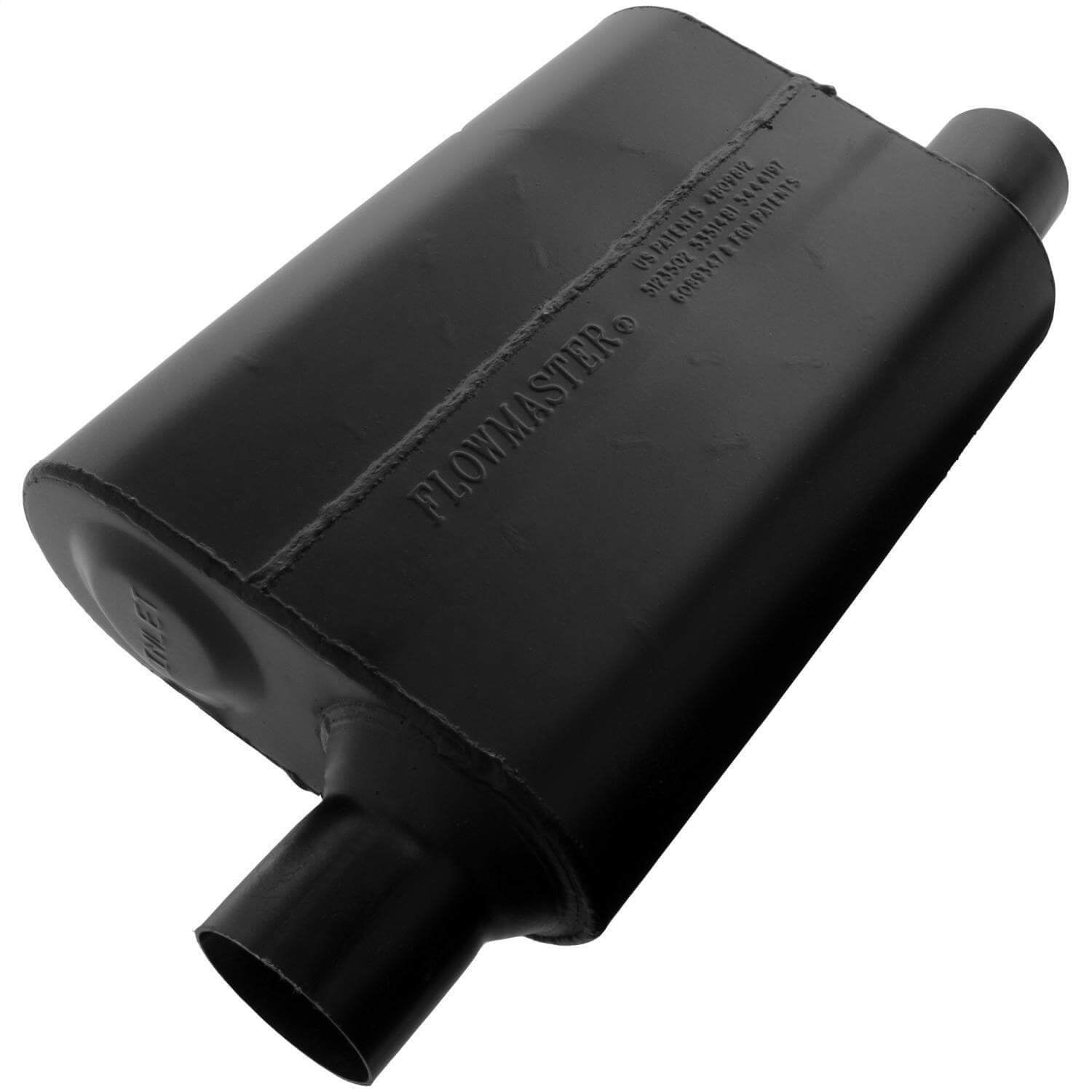 Flowmaster 942549 SUPER 44 SERIES MUFFLER 2.50in IN (O) / OUT (O) SAME OFFSETS 4in X 9.75in X 13in CASE: EA main image 0