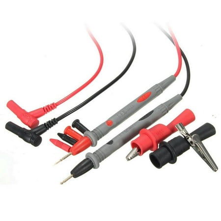 - PVC wire 20A Probe Test Lead+Alloy Alligator Clips Agilent/Fluke/Ideal Clamp Multi Meter