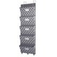 thumbnail image 3 of Organizador de Archivos Homyfort para Puertas Soporte de Almacenamiento Colgante 5 Bolsillos Extra Grandes Gris con Patrón de Linterna, 3 of 3