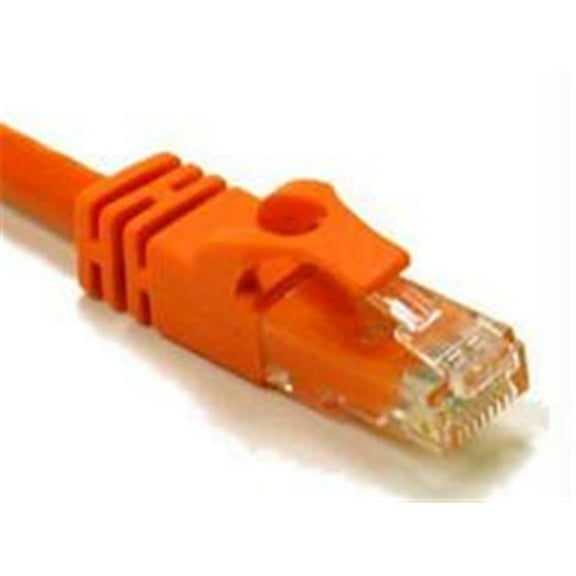 10' CAT6 550MHz Snagless Crossover Cable - Orange