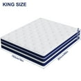 thumbnail image 4 of GUUKIN 14 inch King Mattress, Memory Foam & Spring Hybrid Medium Comfort King Size in a Box,Adult, 4 of 11