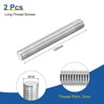 thumbnail image 2 of Varilla roscada completamente M16x120mm, 2Pcs tornillo roscado de acero inoxidable 316 con paso de 2, 2 of 7
