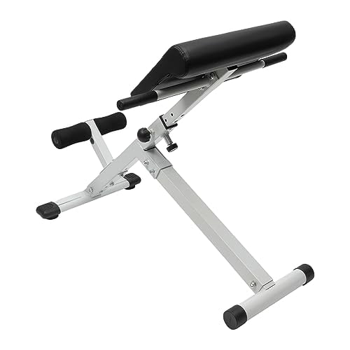 Hyperextension Bench, Buttocks Machine, Leg Strength Trainer, Multi Functional Ab Bench, Waist Extension Workout, 5 Levels Adjustable Roman Chair, for Back Extension, Home Men Wome