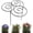 S, variant on Metal Plant Support Ring for Peony Cages & Garden, 2026 New Peony Cages and Supports, Decorative Grow Through Rings for Outdoor Plants for Peonies, Dahlias, Roses, Lilies, Hydrangeas, Tomatoes (L,2)