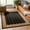 Black, variant on Noble Palace French European Formal Traditional Area Rug 5x7 ( 5'3" x 7'3" ) Easy to Clean Stain Fade Resistant Shed Free Modern Contemporary Floral Transitional Soft Living Dining Room Rug