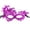 A005- Purple, variant on Red Lace Masquerade Mask for Women 10 Inch, Venetian Masquerade Mask for Masquerade Party Mardi Gras Mask for Halloween Party, 1 Pack