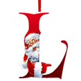 thumbnail image 1 of 26 Adornos Colgantes Con Letras Del Alfabeto Para El Árbol De Navidad. Letras Colgantes De Papá Noel. Novedad Y Combinación Única De Letras Del Alfabeto. Adornos Colgantes De Papá Noel., 1 of 4