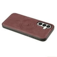 thumbnail image 3 of Magnetic Case for Samsung Galaxy S24 Luxury Premium PU Leather [Compatible with MagSafe] Shockproof Slim Anti-Scratch Dust-Proof Lightweight Phone Cover For Samsung Galaxy S24,Winered, 3 of 5