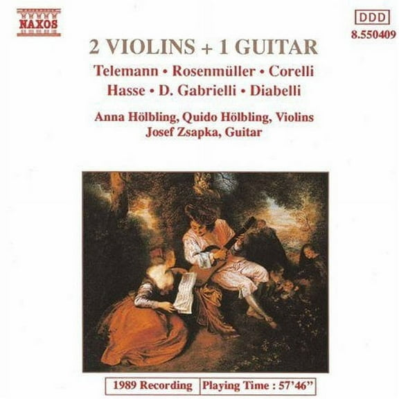 Holbling,Anna & Quido / Zsapka,Jozef - Two Violins & One Guitar 1 - Music & Performance - CD