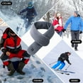thumbnail image 2 of Electric Heated Scarf USB Intelligent Neck Warmer for Cycling Camping (Grey), 2 of 4