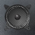 thumbnail image 2 of 8" Coche Altavoz Subwoofer Negro Metal Gofre Parrilla Cubierta Protector, 2 of 7