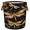 Multicolor 1, variant on ADECORIVY Gold Fish Conch Laundry Hamper, Foldable Dirty Clothes Laundry Basket, Starfish Sea Shell Waterproof Storage Bin with Handles for Bathroom, Bedroom, Home