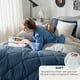 thumbnail image 3 of Juego de ropa de cama Bedsure Navy Queen con edredón, sábanas y fundas, 3 of 7