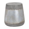 thumbnail image 3 of Sunpan Aries 15" Round-shaped Modern Concrete Side Table in Silver, 3 of 4