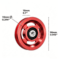 thumbnail image 5 of Mikolo Pulley system for home gym, Aluminum GYM Pulley Wheel Universal Aluminum Alloy Bearing Pulley Wheel for Cable Machine Gym Equipment Part Garage Door, 18PCS, 5 of 7