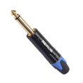 thumbnail image 2 of Azul 1 Conector Soldadura Mono Chapado en Oro 6.35 【TC202】 (Azul), 2 of 9