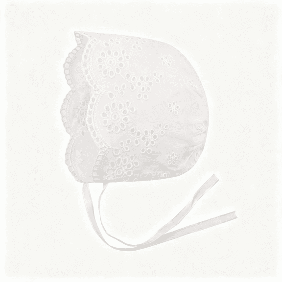 XIBUFE Lovely Baby Girl Hospital Hat Soft Cotton Newborn Beanie Winter Baby Hats for Infant Girls Soft Cotton Newborn Bonnet Girl