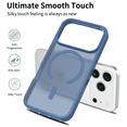 thumbnail image 4 of IPhone 17 Pro Case [Compatible with ]Translucent Matte Phone Cover, [Military Grade Drop Protection] Slim Durable Shockproof Protective Bumper, 4 of 5