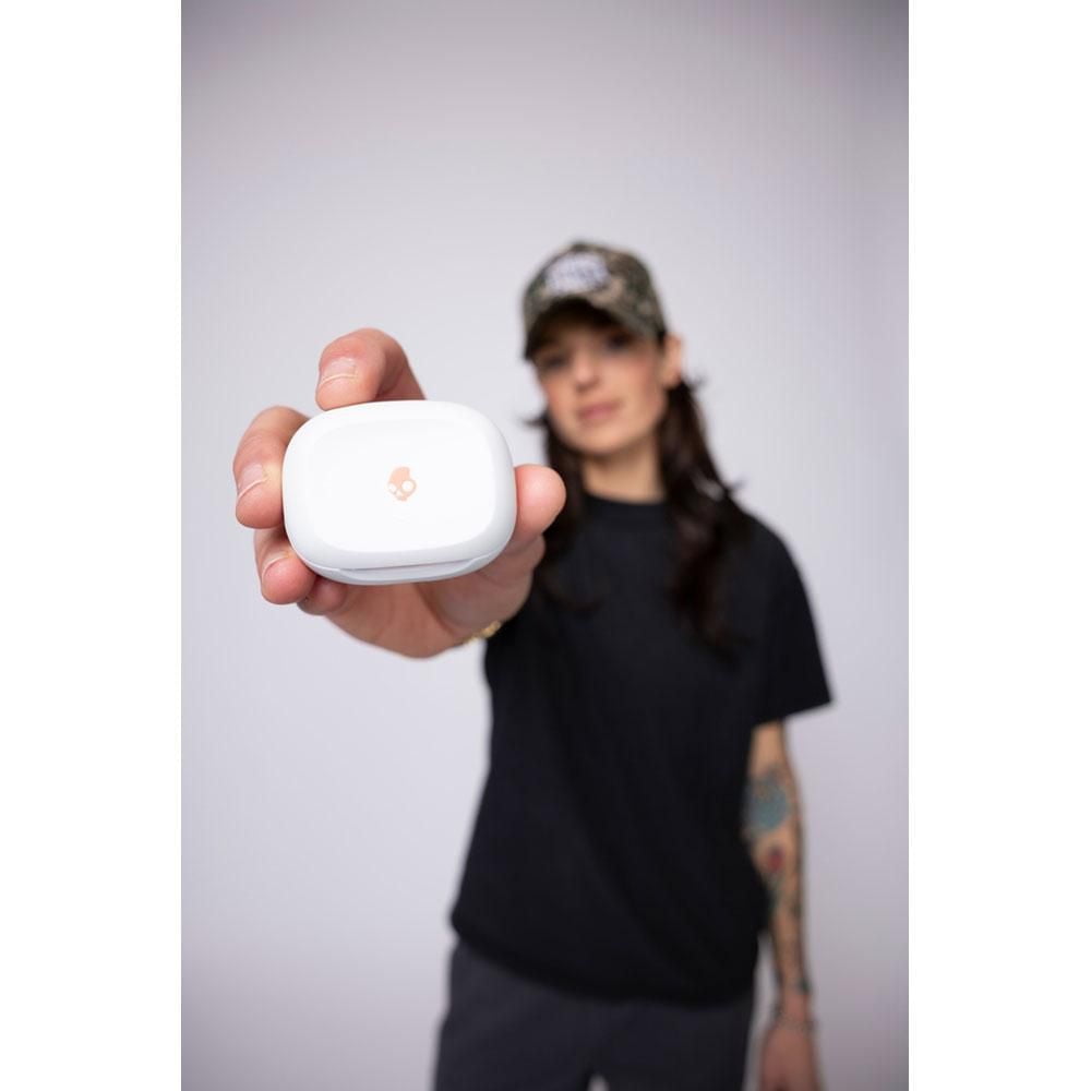 Skullcandy Smokin' Buds XT - Wireless Earphones Bone Orange Glow