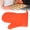 Orange, variant on HWHCGZ 11 Inch Oven Mitts Quilted Terry Cloth Lining Extra Long Heat Resistant for Reliable Flexible Cooking Grilling BBQ Picnic Kitchen Home 1Pcs (Purple)