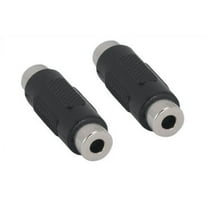 Kentek 3.5mm AUX auxiliary stereo audio adapter connector coupler extender female to female F/F