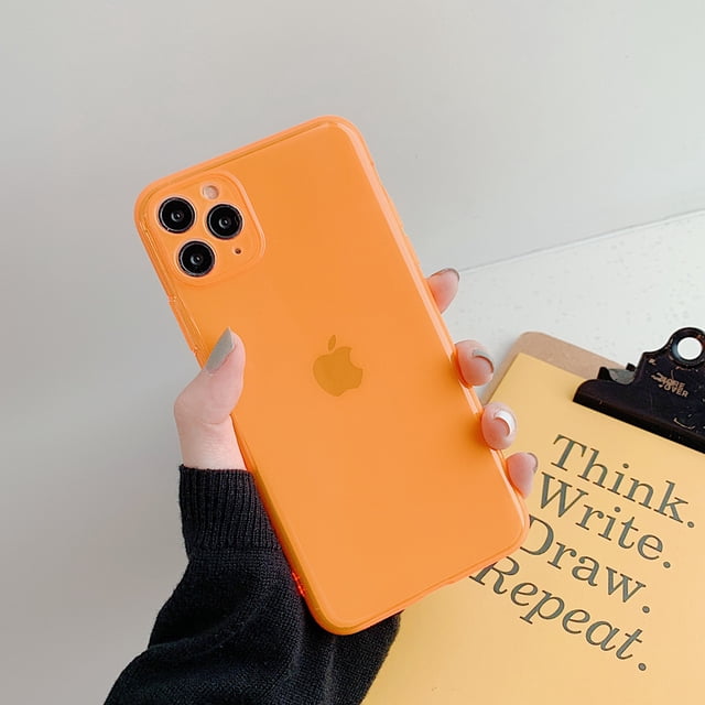 Neon Fluorescent Color Phone Cases For iphone 15 16 14 13 12 11 Pro Max Mini X XR XS 7 8 Plus SE 2020 Fully protected soft cover 2 For iPhone 13 Pro