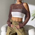 thumbnail image 2 of Swim Coverups for Women Pullover Beach Cropped Tops Boho Outfits for Women, 2 of 7