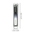 thumbnail image 4 of Unique Bargains 1 Set Beautiful Box Slant Nail Clipper Kit Toenail Clippers Gradient Gradient Black, 4 of 6