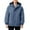 Blue, variant on WRKEKC Kids Puffer Jacket Multi Cargo Pocket Hooded Full Zip Fleece Lined Thick Warm Long Sleeve Outdoor Outer Coats for 4-14 Years